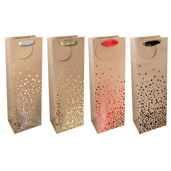 Incood Torba Prezentowa Na Butelkę 12x36cm Craft