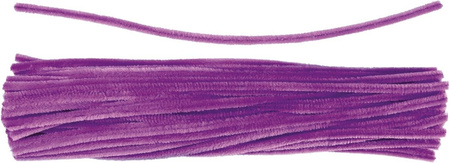 Titanum Druciki Dekoracyjne 0,6x30cm 50szt Fioletowy