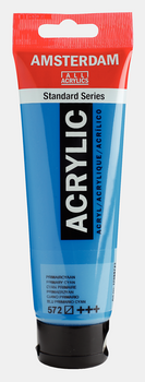 Talens Farba Akrylowa Amsterdam Standard 120ml 572 Primary Cyan 17095722