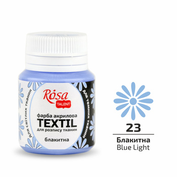 Rosa Talent Farba Do Tkanin Blue Light 23 20 Ml