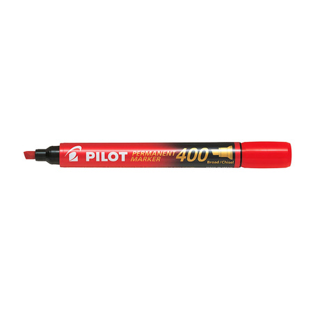 Pilot Marker Permanentny Sca-400 (Końcówka Ścięta) Czerwony