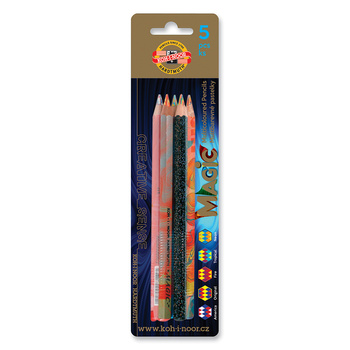 Koh-i-noor Kredka 3406 Magic Gruba Mix 5 Szt. Na Blistrze