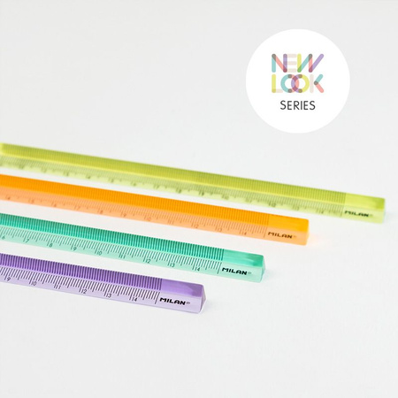 Milan Linijka Trójkątna 15 Cm New Look Pastel