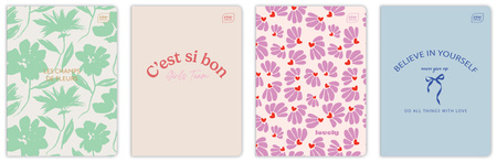 INTERDRUK ZESZYT A5 60K LINIA GIRLS MIX