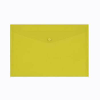 Spree Teczka Koperta A5 Na Zatrzask PP Żółta Transparentna