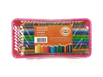 Koh-i-noor Kredki Akwarelowe W Koszyku 72 Szt.