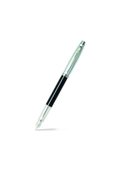 Sheaffer 100 Pióro Wieczne Czarny Skuwka Chromowana 9313