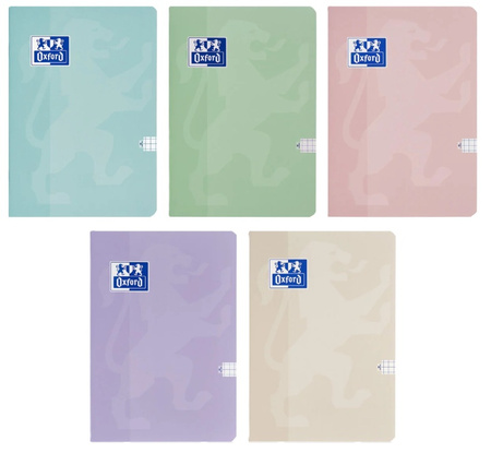 OXFORD ZESZYT A5 60K. KRATKA TOUCH PASTEL