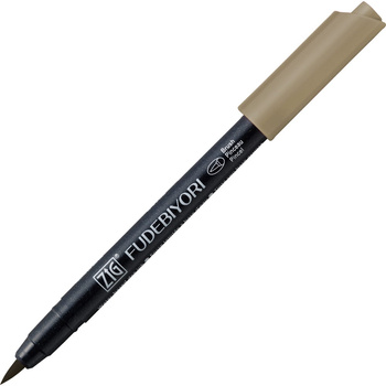 Kuretake Pisak Fudebiyori Mid Gray Zig