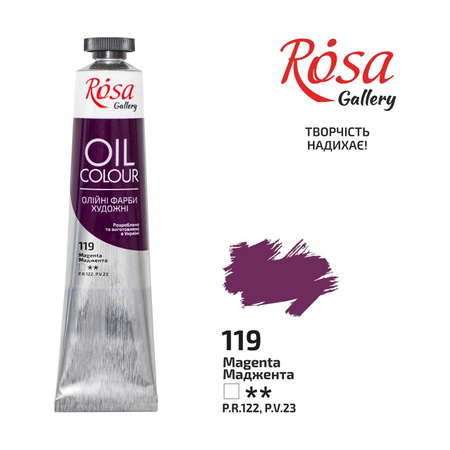 Rosa Gallery Farba Olejna Magenta 119 45 Ml