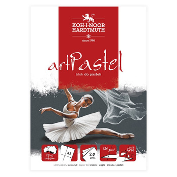 Koh-i-noor Blok Do Pasteli Artpastel Antracyt A3 20 Ark. 180 G.
