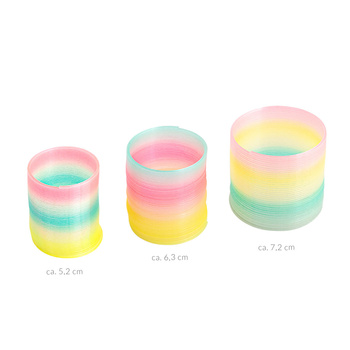 Trendhaus Sprężyny Tęczowe Świecące W Ciemności 3 Szt.