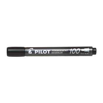 Pilot Marker Permanentny Sca-100 (Końcówka Okrągła) Czarny