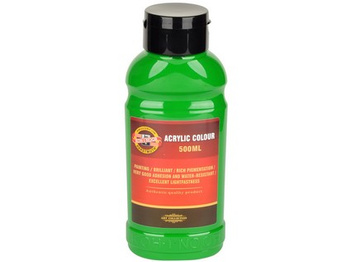 Koh-i-noor Farba Akrylowa 162752 Permanent Green 0520 500 Ml