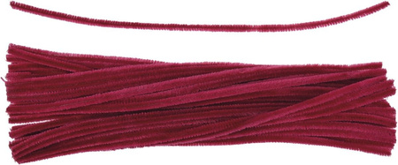 Titanum Druciki Dekoracyjne 0,6x30cm 50szt Jasna Fuksja