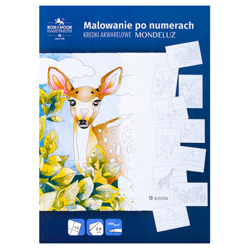 Koh-i-noor Malowanie Po Numerach A4 20 Ark. 250 G. (10 Wzorów)