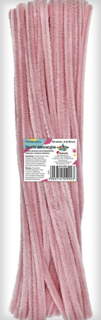 Titanum Druciki Dekoracyjne 0,6x30cm 50szt Jasny Róż