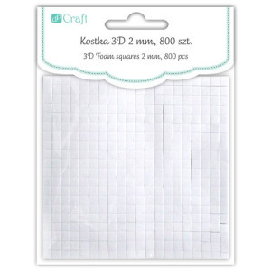 Dp Craft Taśma Piankowa Kostka 3d 5x5x2 Mm 800 Szt.