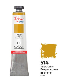 Rosa Studio Farba Olejna Yellow Ochre 514 45 Ml
