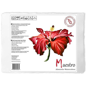 Papier Artystyczny Do Akwareli A3 400g 5a Cold Pressed 8013/Hibiskus