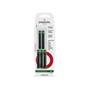 Sheaffer Naboje 5 Szt. Zielone 96350