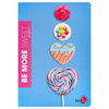 BE MORE ZESZYT A4 SWEET KRATKA 72 STRONY 100 G.