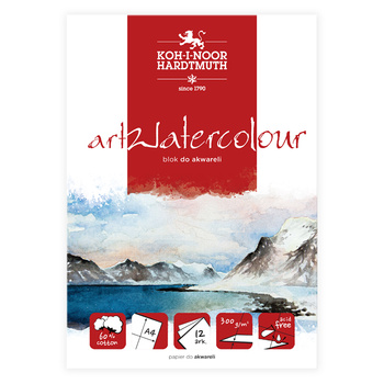 Koh-i-noor Blok Akwarelowy Art Watercolour A4 12 Ark. 300 G.