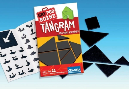 Granna Gra Tangram Rysowanie Kształtami