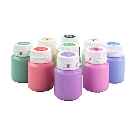 Rosa Talent Farby Do Tkanin Unicorn 9 Kol. X 20 Ml