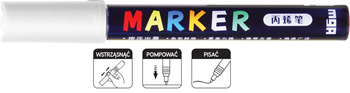M&G Marker Akrylowy 2mm Biały S100