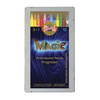 Koh-i-noor Kredki Progresso Magic 8772 12 Kol.