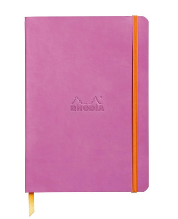 Rhodia Notes A5 90g 96k Twarda Oprawa Linia Liliowy