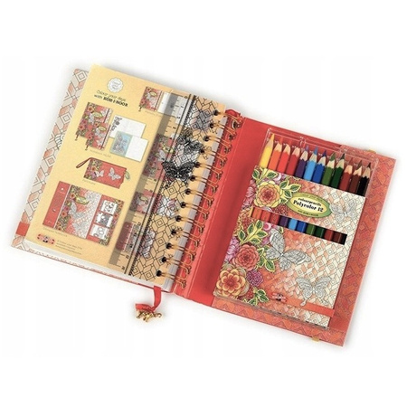 Koh-I-Noor Colour Your Days Uniwersalny Kalendarz Do Kolorowania + 12 Kredek Polycolor