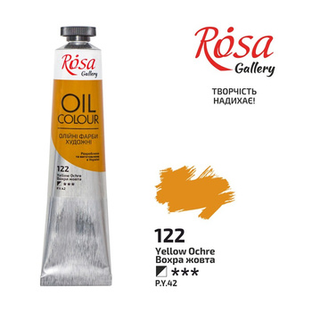 Rosa Gallery Farba Olejna Yellow Ochre 122 45 Ml