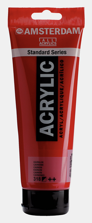 Talens Farba Akrylowa Amsterdam Standard 120ml 318 Carmine 17093182