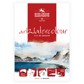 Koh-i-noor Blok Akwarelowy Artwatercolour A6 12 Ark. 300 G.