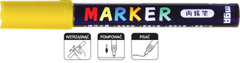 M&G Marker Akrylowy 2mm Żółty S400