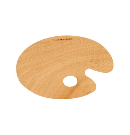Daler Rowney Drewniana Paleta Owalna 20x30 Cm