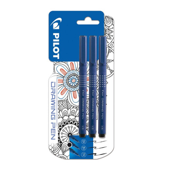 Pilot Markery Do Rysowania Drawing Pen 0,1 0,3 0,5 Kpl. 3 Szt.