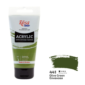 Rosa Studio Farba Akrylowa Olive Green 441 75 Ml