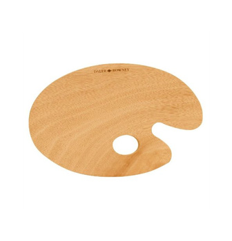Daler Rowney Drewniana Paleta Owalna 20x30 Cm