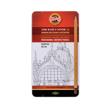 Koh-i-noor Ołówek Grafitowy 1502/Iii Graphic 5b-5h Kpl. 12 Szt.