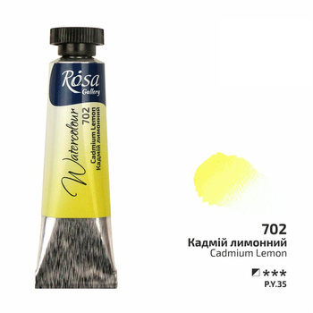 Rosa Gallery Farba  Akwarelowa  Cadmium Lemon 702 10 Ml Tuba