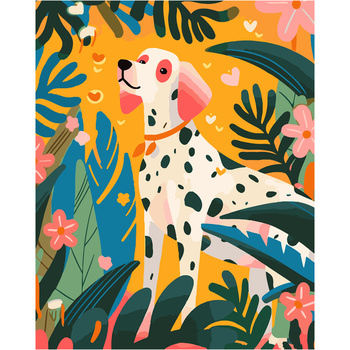 Malowanie Po Numerach Podobrazie 40x50 Cm Niki4 Dalmatyńczyk