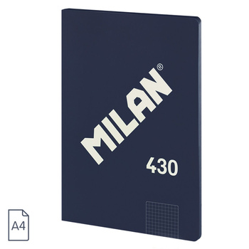 Milan Notes Klejony A4 48k. Kratka Niebieski