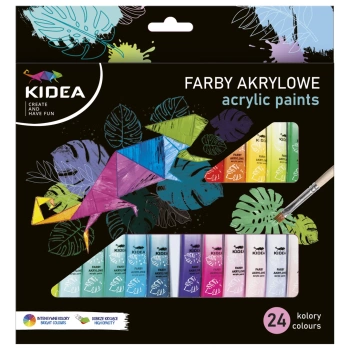 KIDEA FARBY AKRYLOWE 24 KOL. 6 ML
