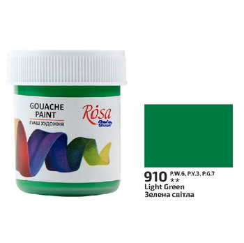 Rosa Studio Farba Gwaszowa Light Green 910 40 Ml