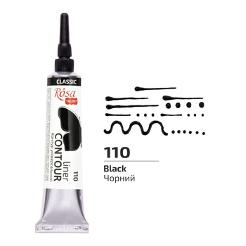 Rosa Talent Konturówka Universal Black 20 ml
