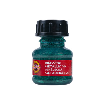 Koh-i-noor Tusz Kreślarski Art Metalik 2510 Phthalocyanine Green 20g Svhc-Cas 1303-96-4