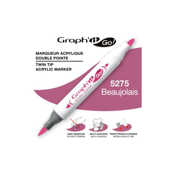 Graph'it Go! Marker Akrylowy Dwustronny Beaujolais 5275